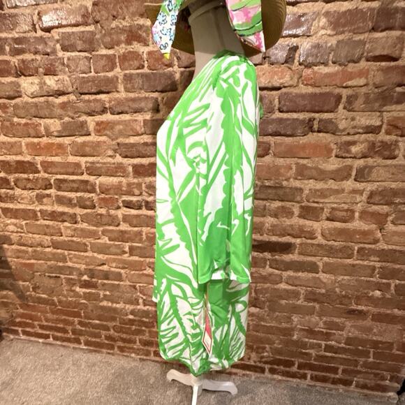 LILLY PULITZER for Target Medium Boom Boom Shift Dress Tropical Leaves Green L - Picture 4 of 12